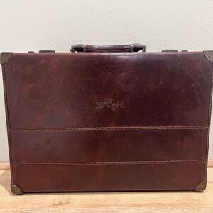 Leather briefcases